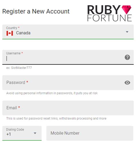 ruby fortune casino login|ruby fortune regional site canada.